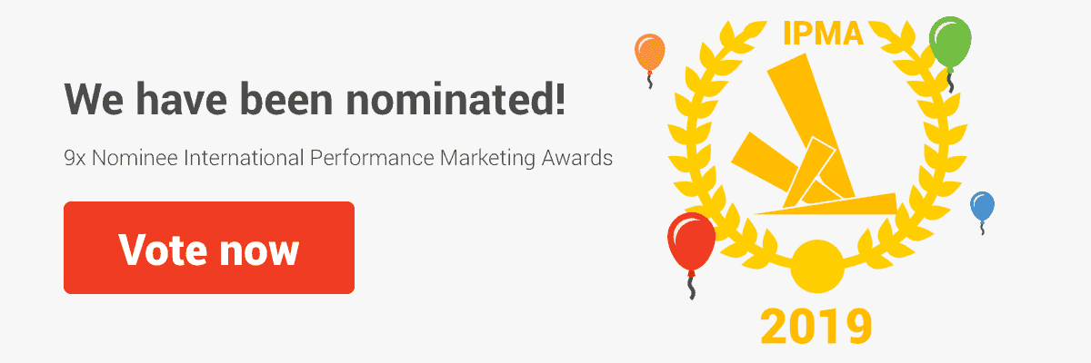 TradeTracker shortlisted for record 9 entries at the 2019 IPMA’s